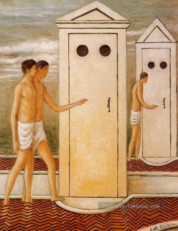 cabines Giorgio de Chirico surréalisme métaphysique Peintures à l'huile